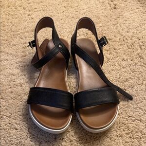 Rock & Candy Black vegan Leather Sandals